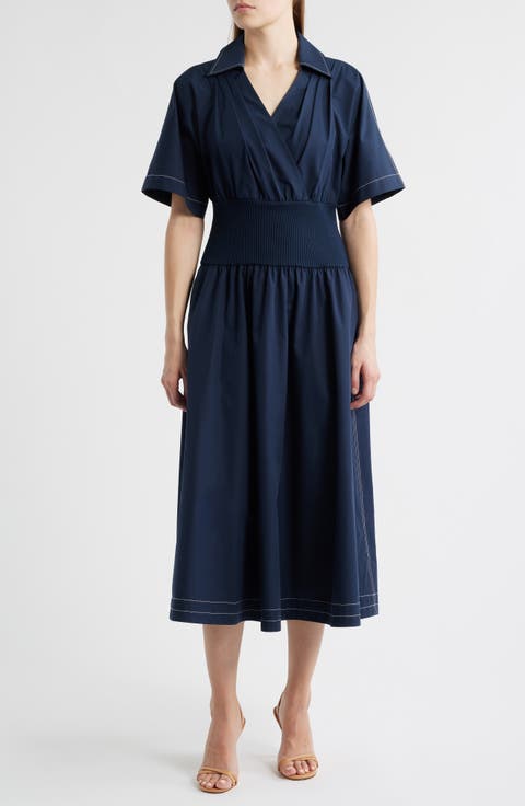 Dakari Faux Wrap Dress