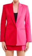 English Factory Colorblock Boyfriend Blazer