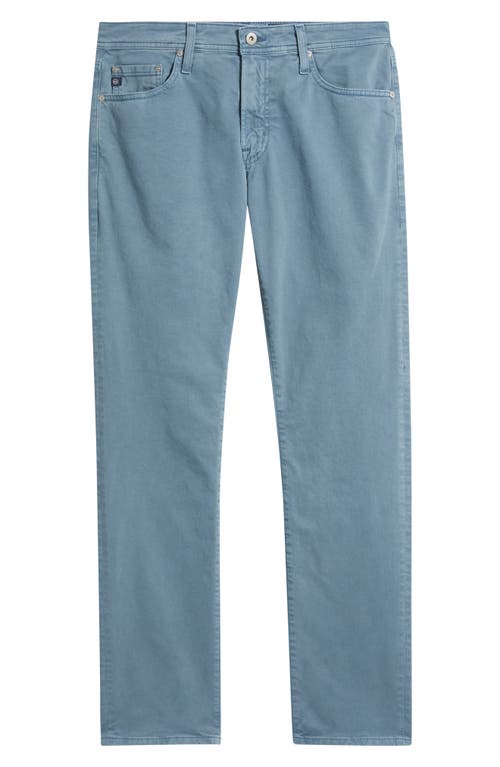 Ag Everett Sueded Stretch Sateen Slim Straight Leg Pants