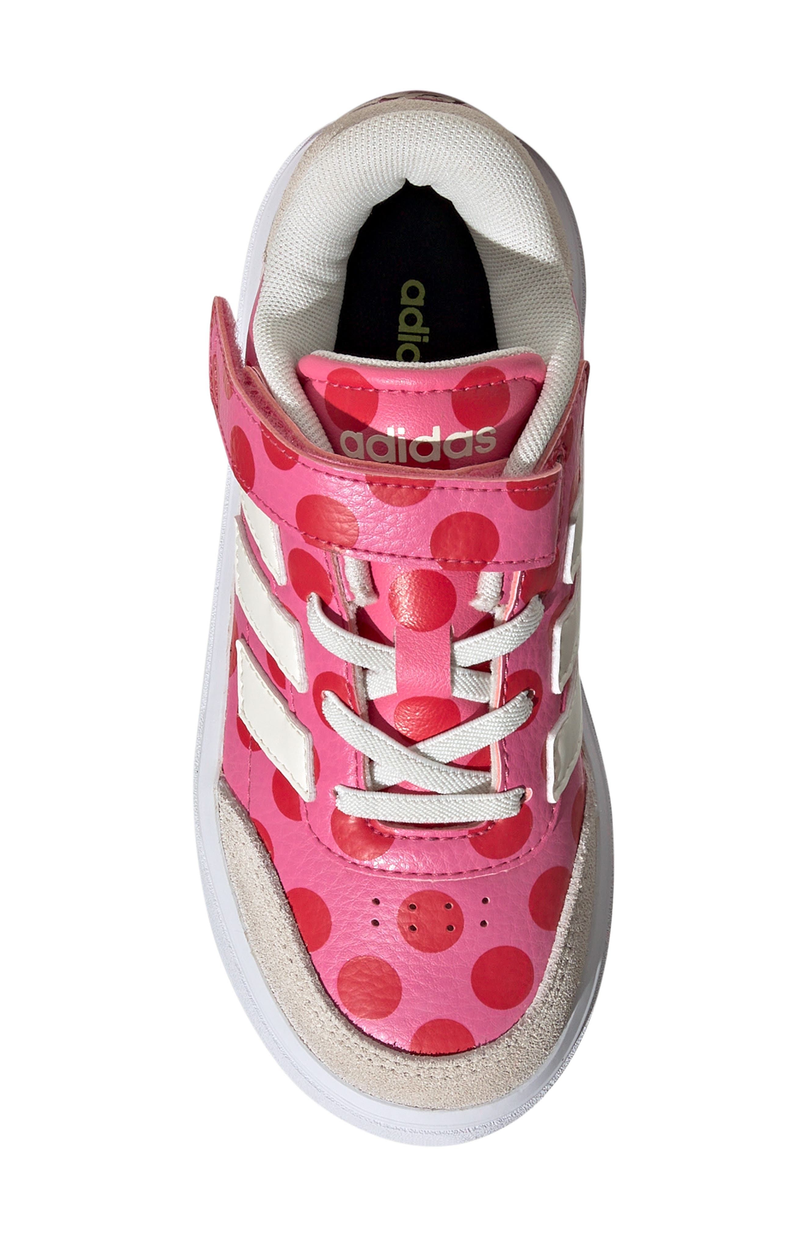 adidas x Disney<sup>®</sup> Kids' Minnie Mouse Courtblock Sneaker, Alternate, color, 