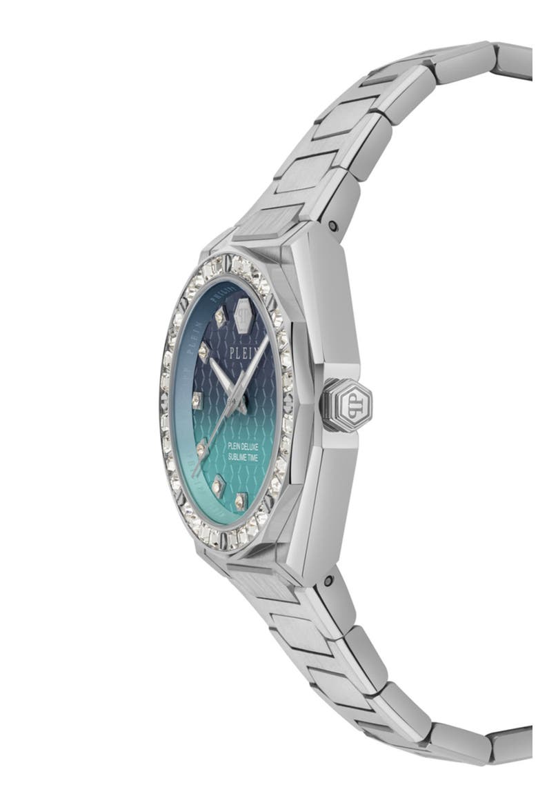 Plein Deluxe Bracelet Watch, 36mm, Alternate, color, STSTL