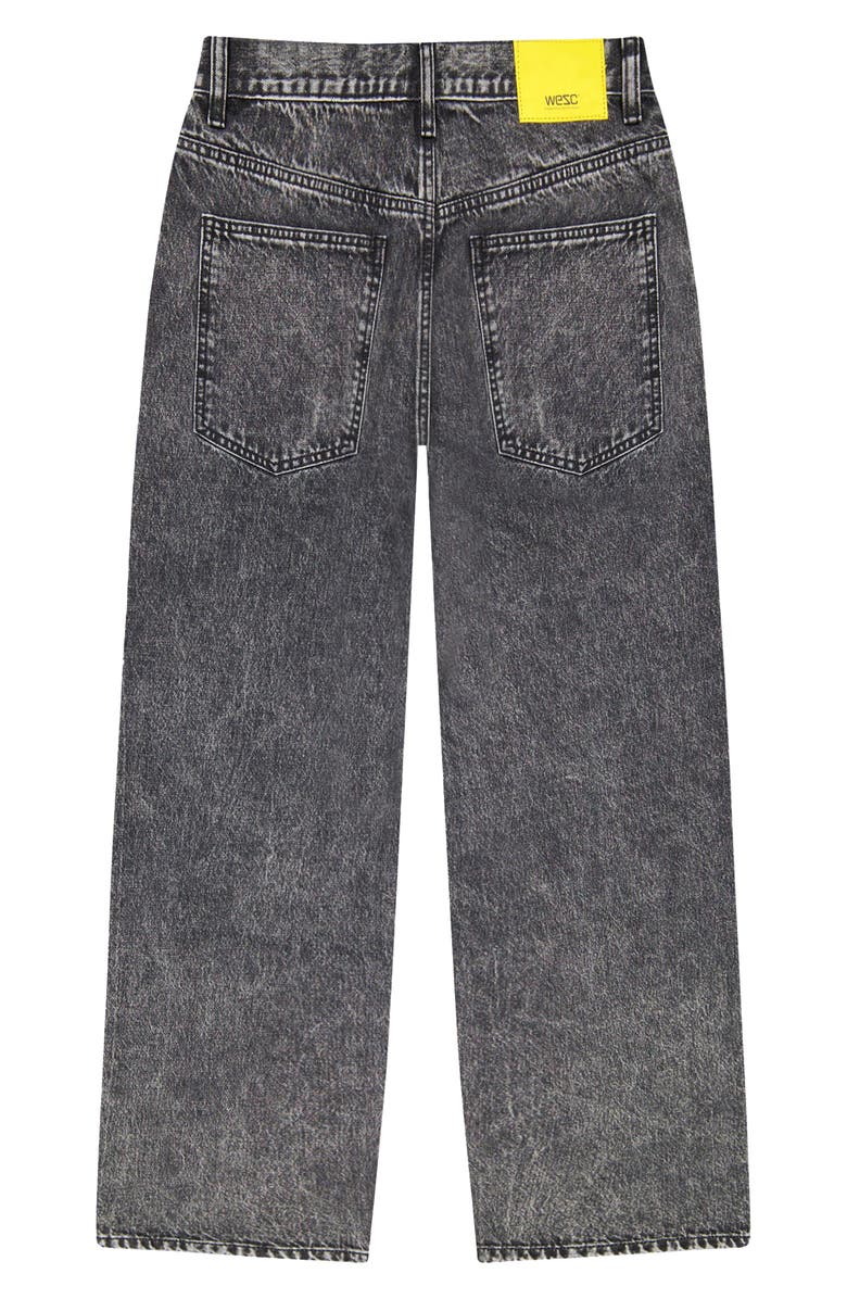WeSC Jay Wide Leg Jeans, Alternate, color, Washed Black