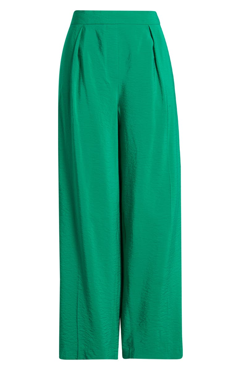 Anne Klein Pleated Pull-On Wide Leg Pants, Alternate, color, 