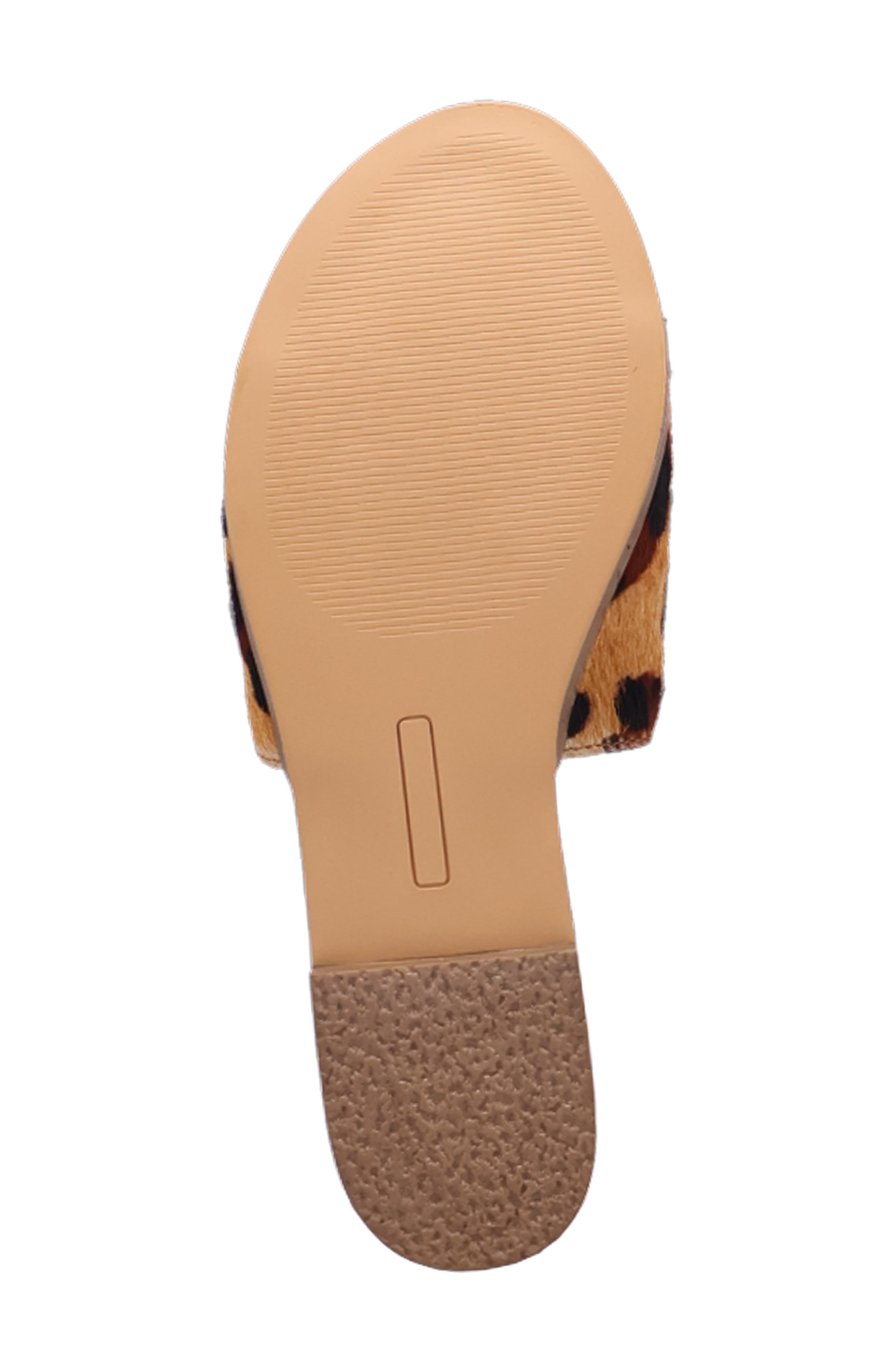 Dingo Tabby Genuine Calf Hair Slide Sandal, Alternate, color, Leopard