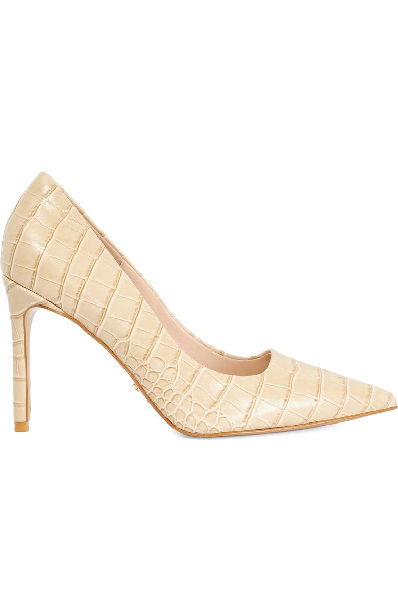 Dune London Assured Pointed Toe Pump, Alternate, color, Camel