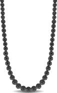 Julianna B. 7/8 CTW Black Diamond Tennis Necklace