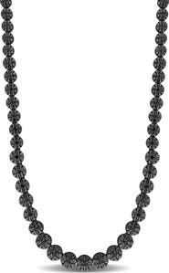 Julianna B. 7/8 CTW Black Diamond Tennis Necklace