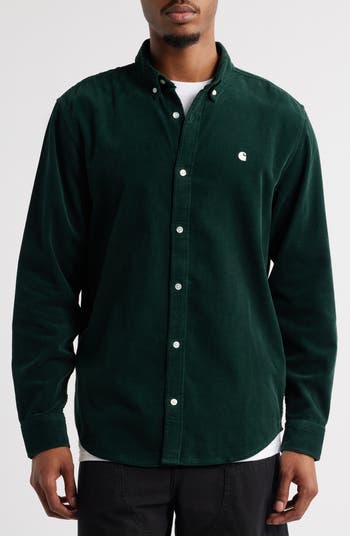Madison Cotton Corduroy Button-Down Shirt