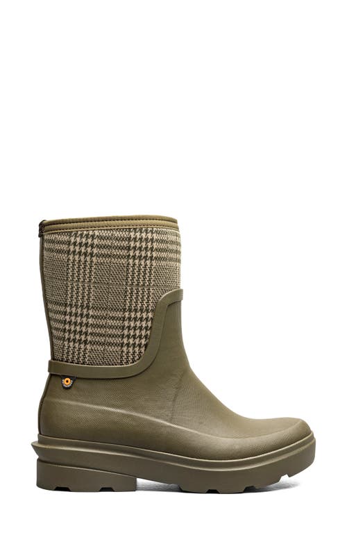 Bogs Hazel Mid Zip Rain Boot In Black