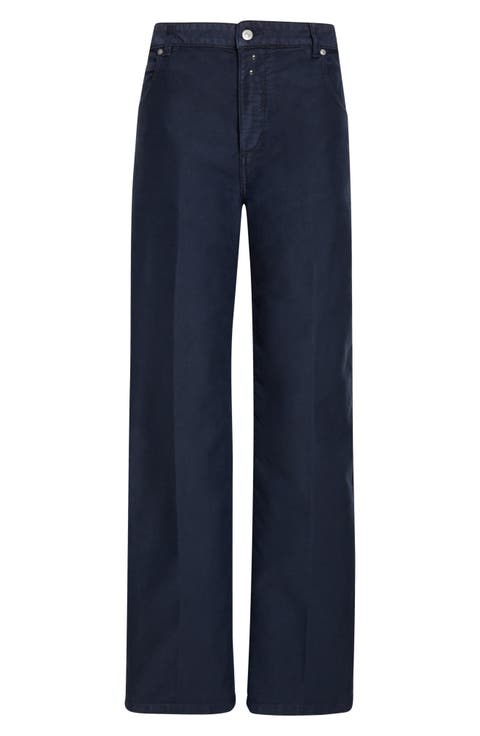 Straight Leg Five-Pocket Pants