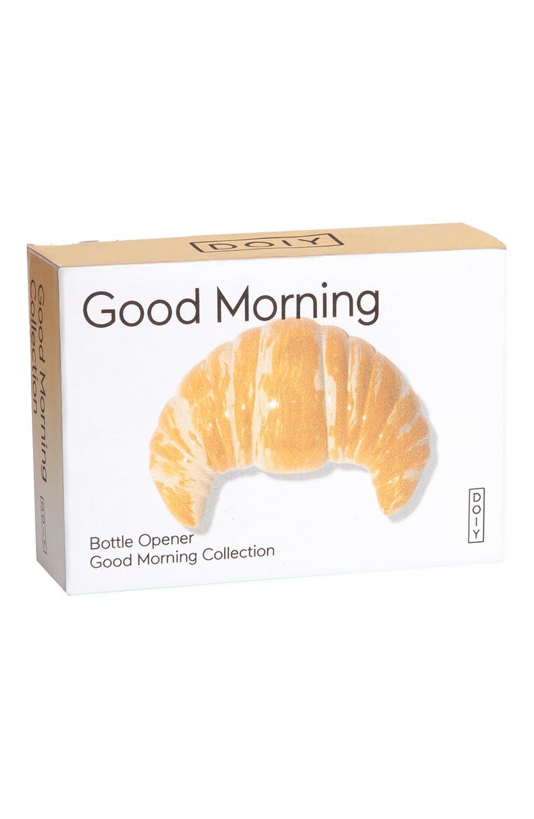 doiy Good Morning Croissant Bottle Opener, Alternate, color, Beige Multi