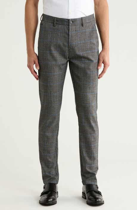 T.R. PREMIUM Plaid Straight Leg Trousers