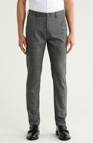 T.R. PREMIUM Plaid Straight Leg Trousers