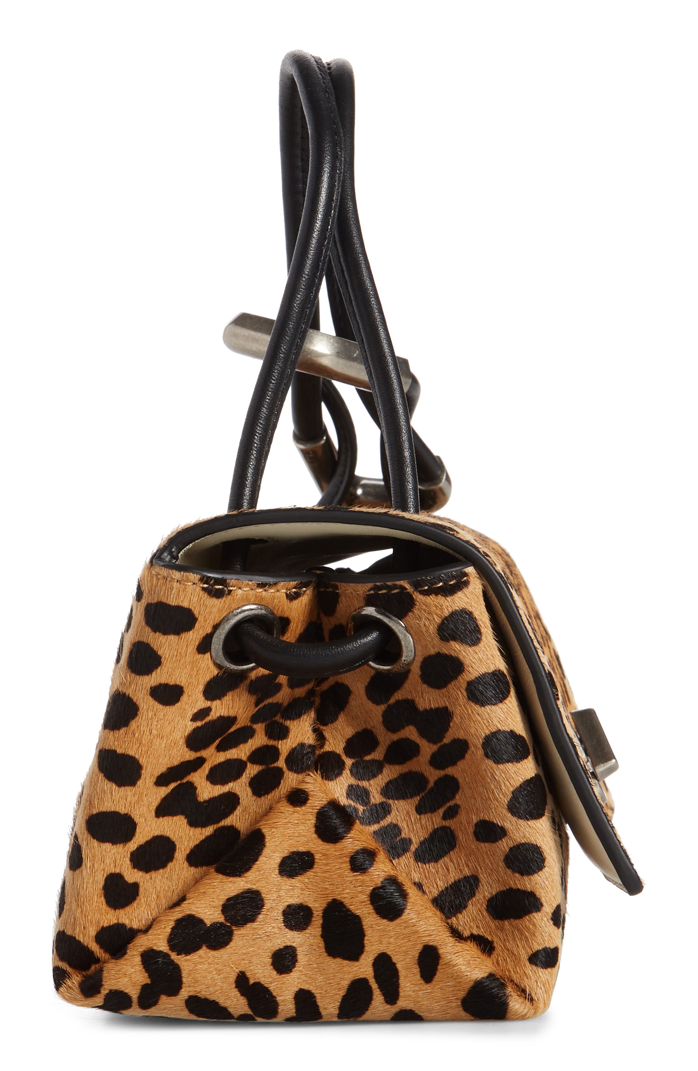 Marc Jacobs The Mini Genuine Calf Hair Dual Bag, Alternate, color, 