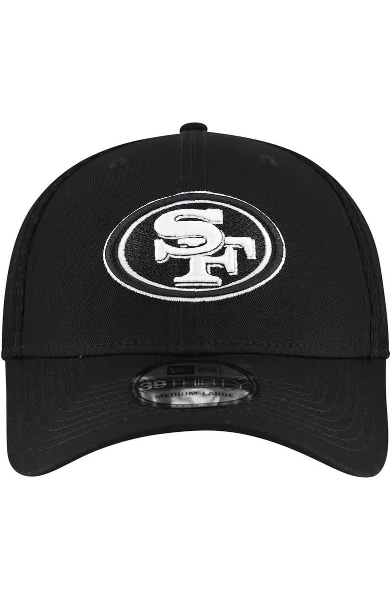 New Era Men's New Era Black San Francisco 49ers Main Neo 39THIRTY Flex Hat, Alternate, color, Black