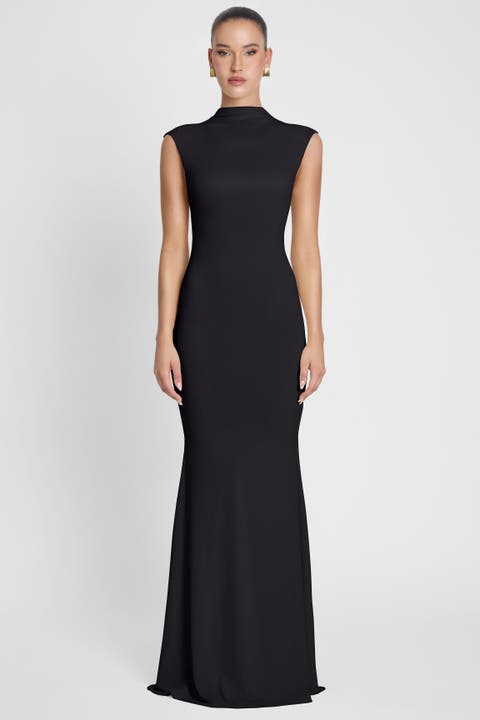 Como Cap Sleeve Maxi Dress