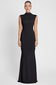 LEAU Como Cap Sleeve Maxi Dress