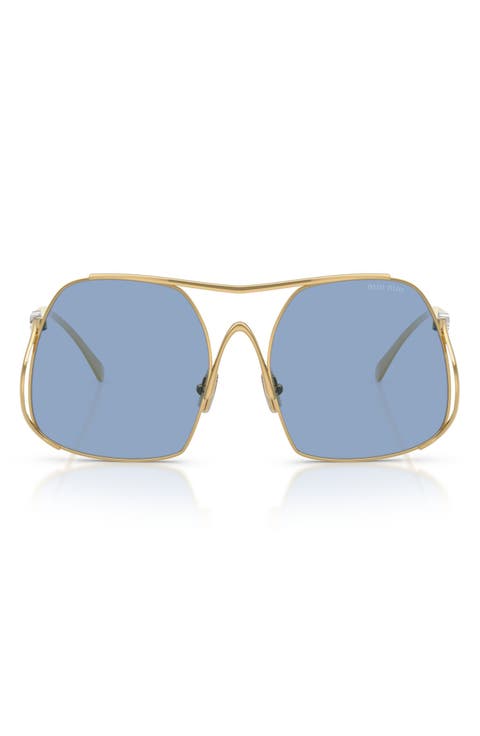 57mm Square Sunglasses