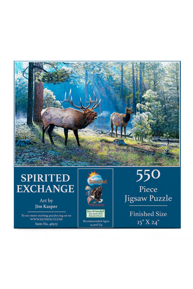 Spirited Exchange 550 piece Jigsaw Puzzle for Adults, Alternate, color, Multicolor
