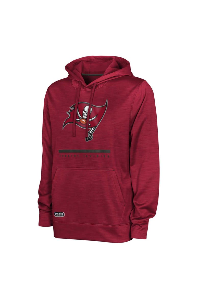 Men's Red Tampa Bay Buccaneers Speed Drill Streak Pullover Hoodie, Alternate, color, Red