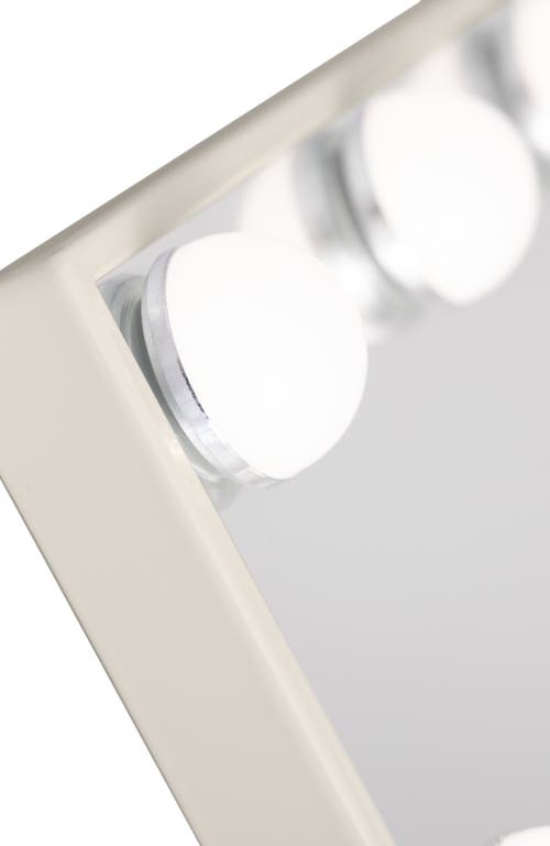 Zadro Medium Vertical Hollywood Makeup Mirror With Lights In Neutral