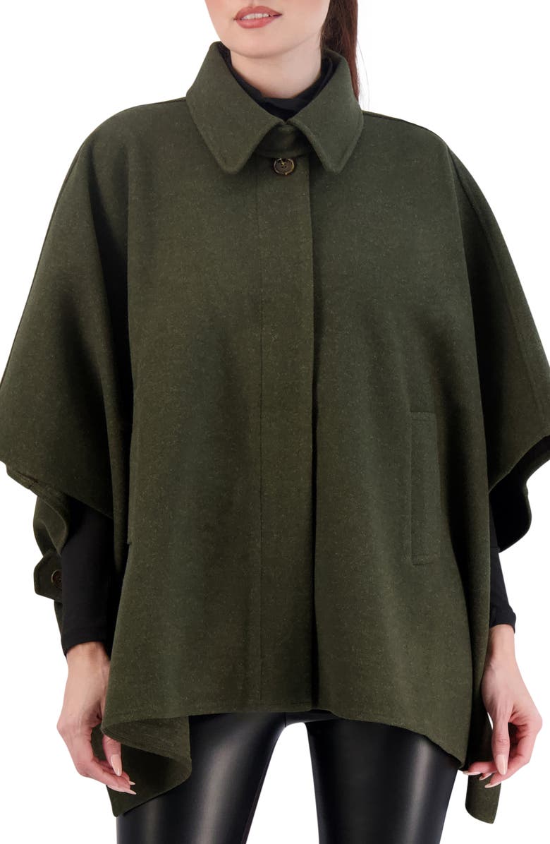 Ookie & Lala Faux Wool Cape, Alternate, color,