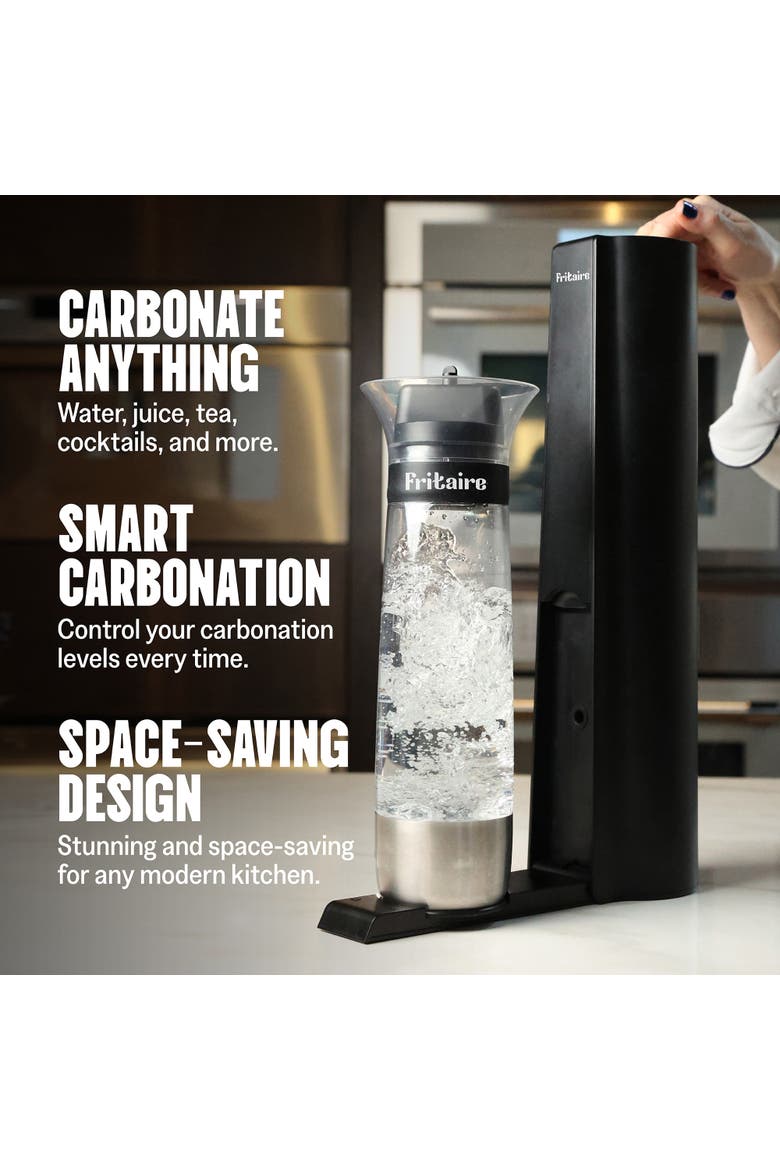 Fizze Soda Maker Machine, Alternate, color, Black