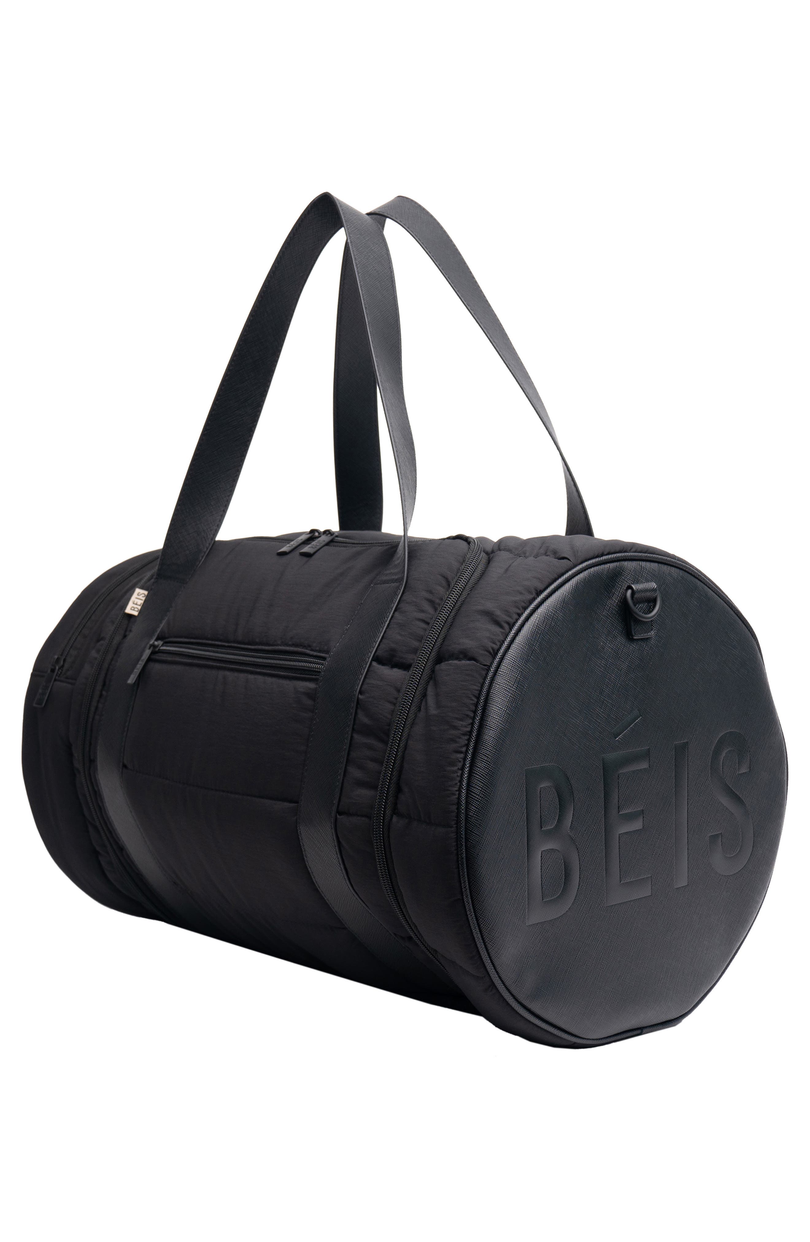 The Mini Duffle Bag, Alternate, color, BLACK
