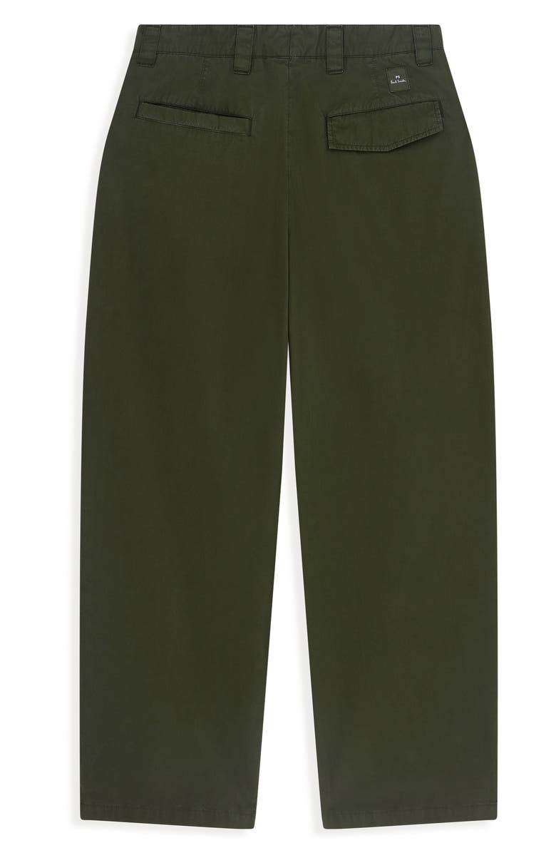 PS Paul Smith Relaxed Fit Cotton Workwear Chinos, Alternate, color, Very Dark Green