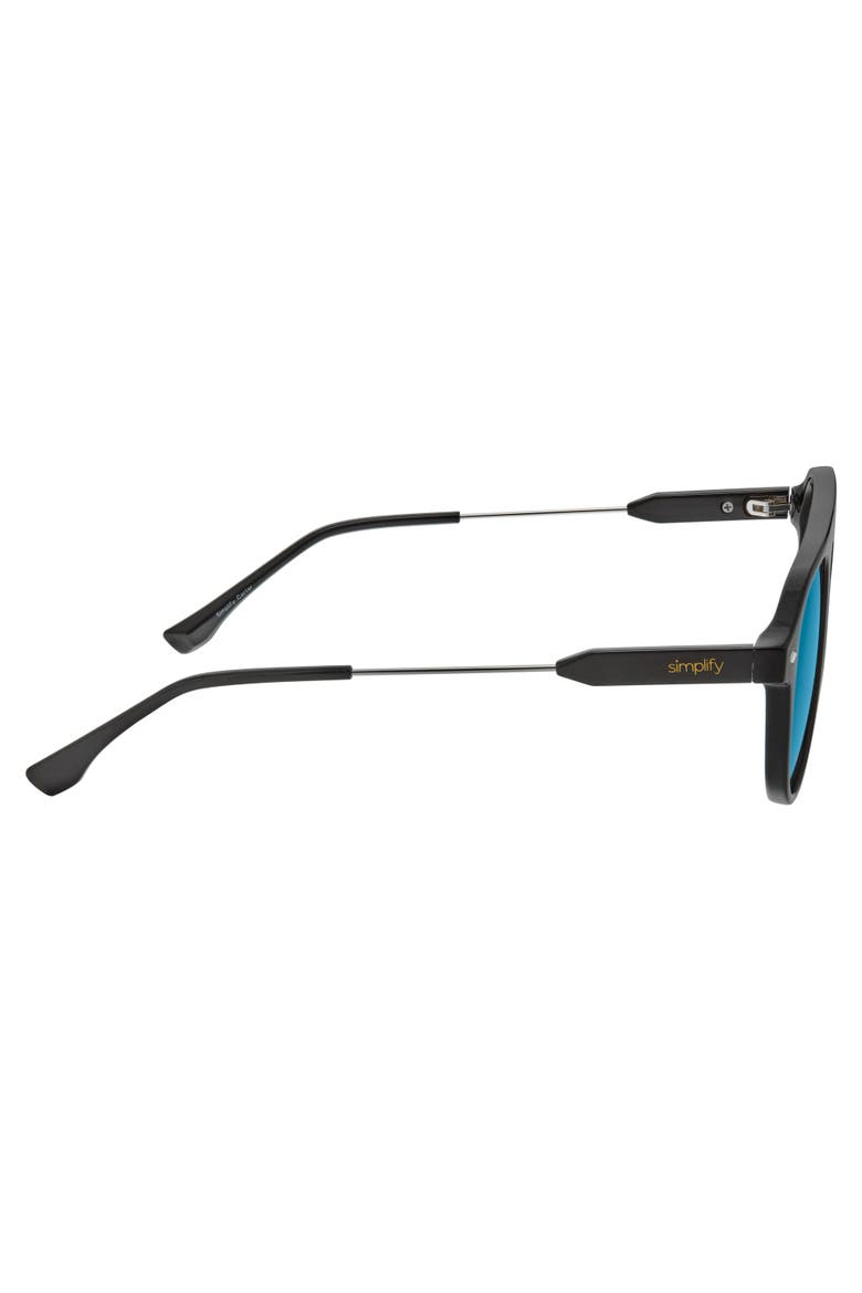 Carter Polarized Sunglasses, Alternate, color, Black/Blue