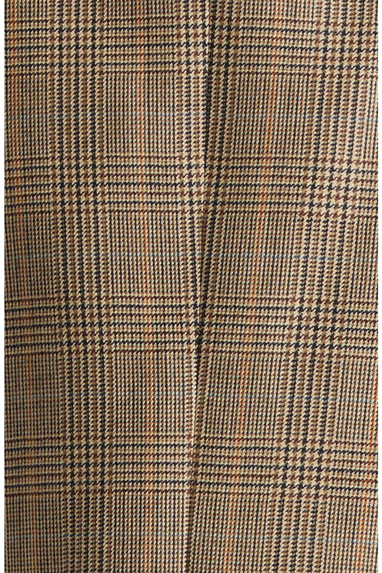 Swan Plaid Single Breasted Wool Blazer, Alternate, color, GLEN TAN