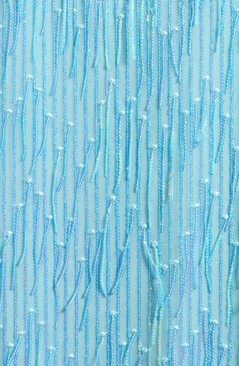 LOVE, NICKIE LEW Kids' Falling Sequins Dress, Alternate, color, Sea Green