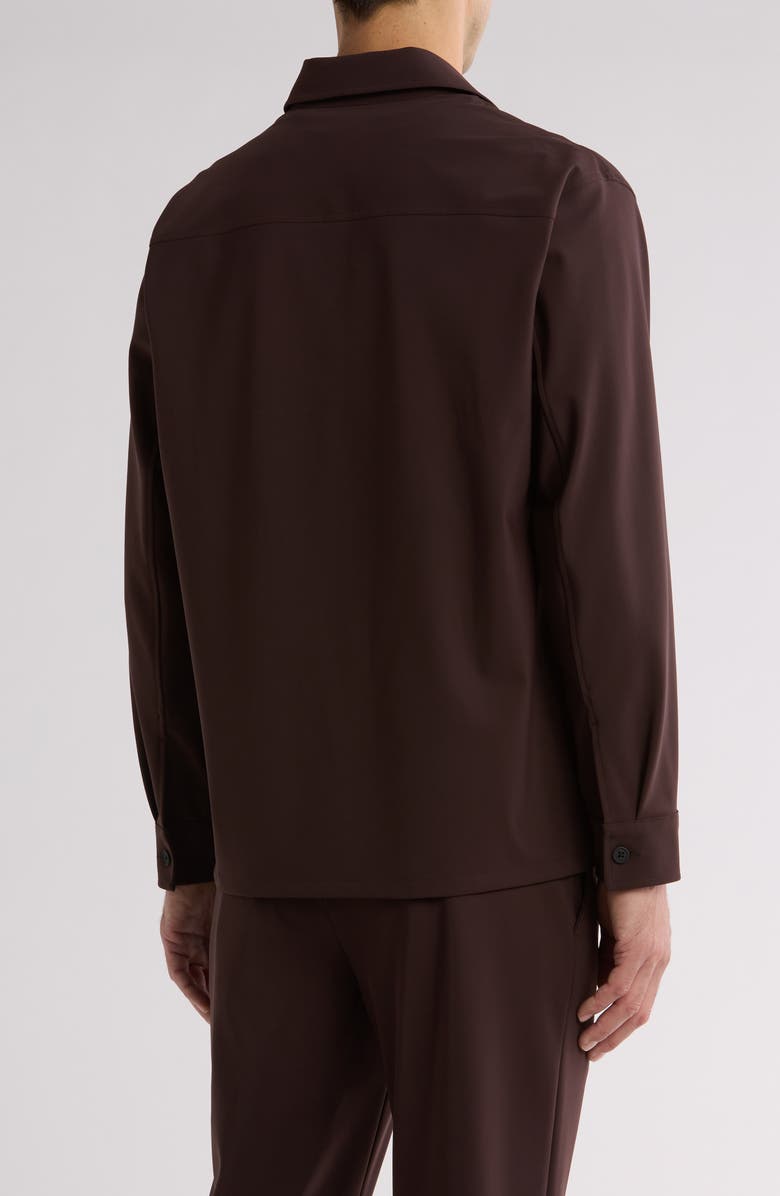 Theory Clyfford Precision Shirt Jacket, Alternate, color, Light Mink