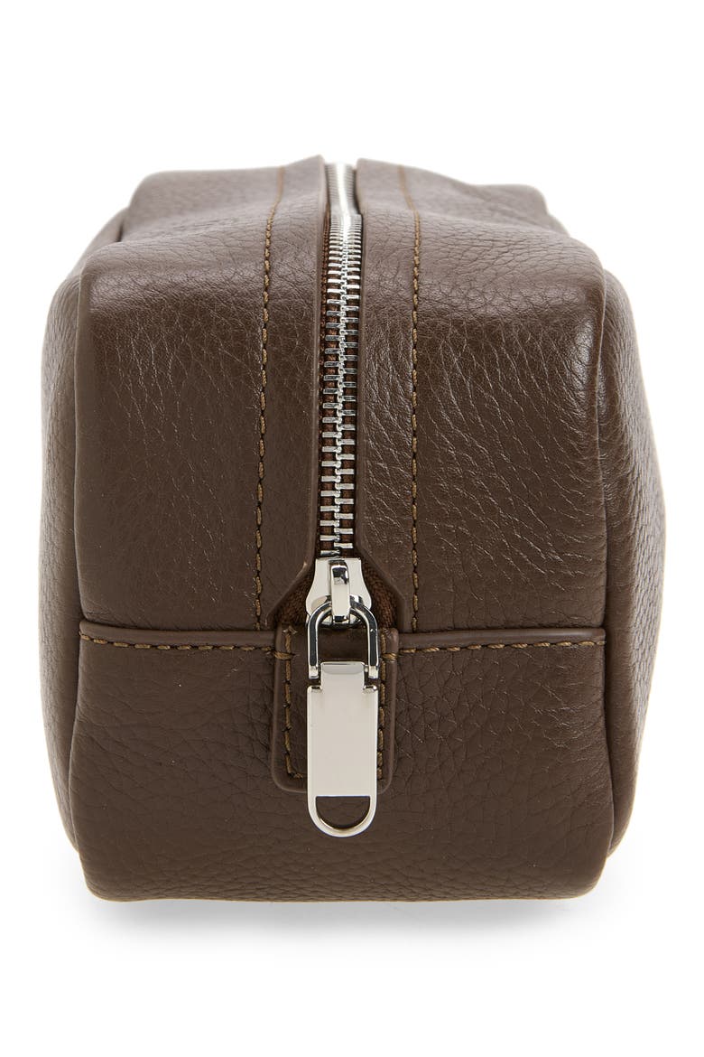 Nuvaro Leather Dopp Kit, Alternate, color, DATE PEBBLE