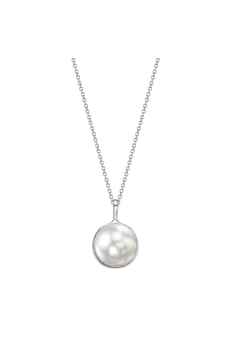 South Sea Pearl Harriett Pendant, Main, color, White Gold