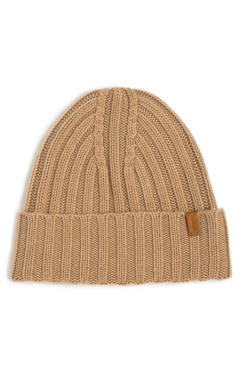 Chunkky Rib Wool & Cashmere Beanie