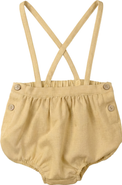 Charlotte & George Cotton Overall In Solid Woven