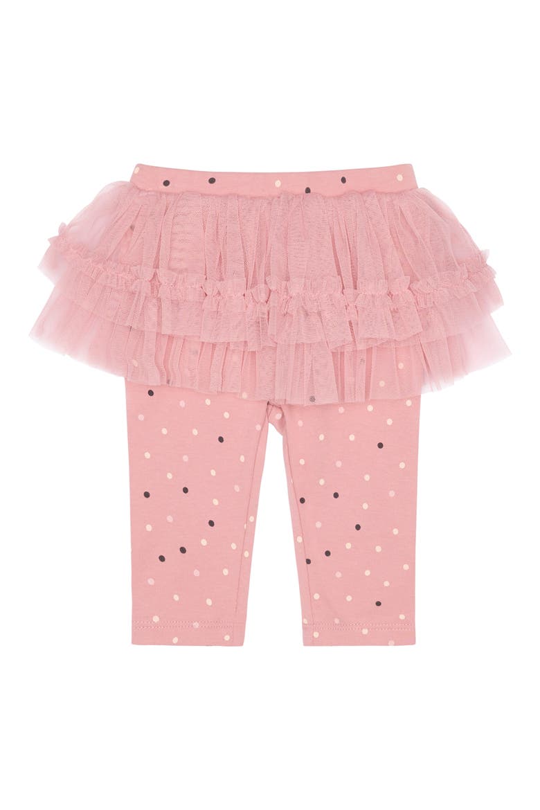 Ribbed Ruffle Bodysuit, Skirted Leggings, Headband & Socks Set, Alternate, color, BALLERINA