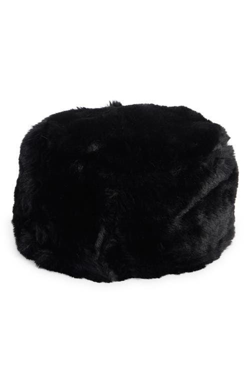 Nanette Lepore Elegant Faux Fur Hat In Black