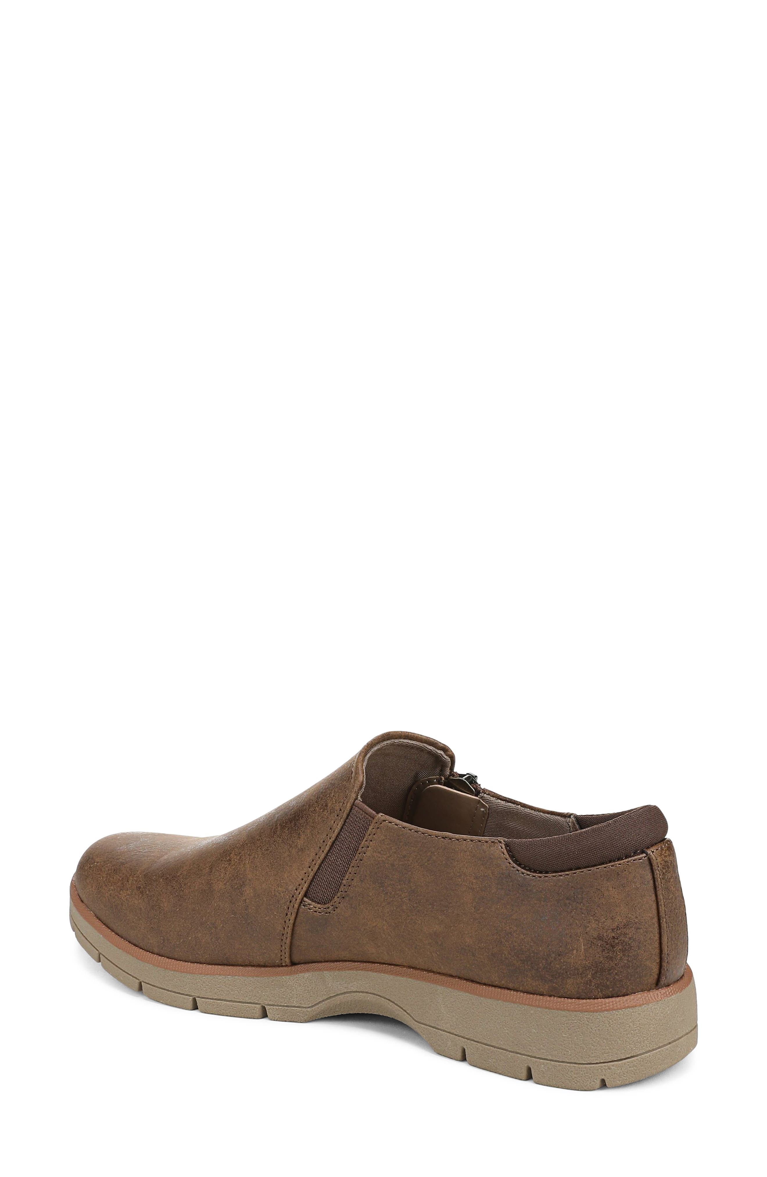 Nice Day Now Ankle Bootie, Alternate, color, MID BROWN FAUX LEATHER