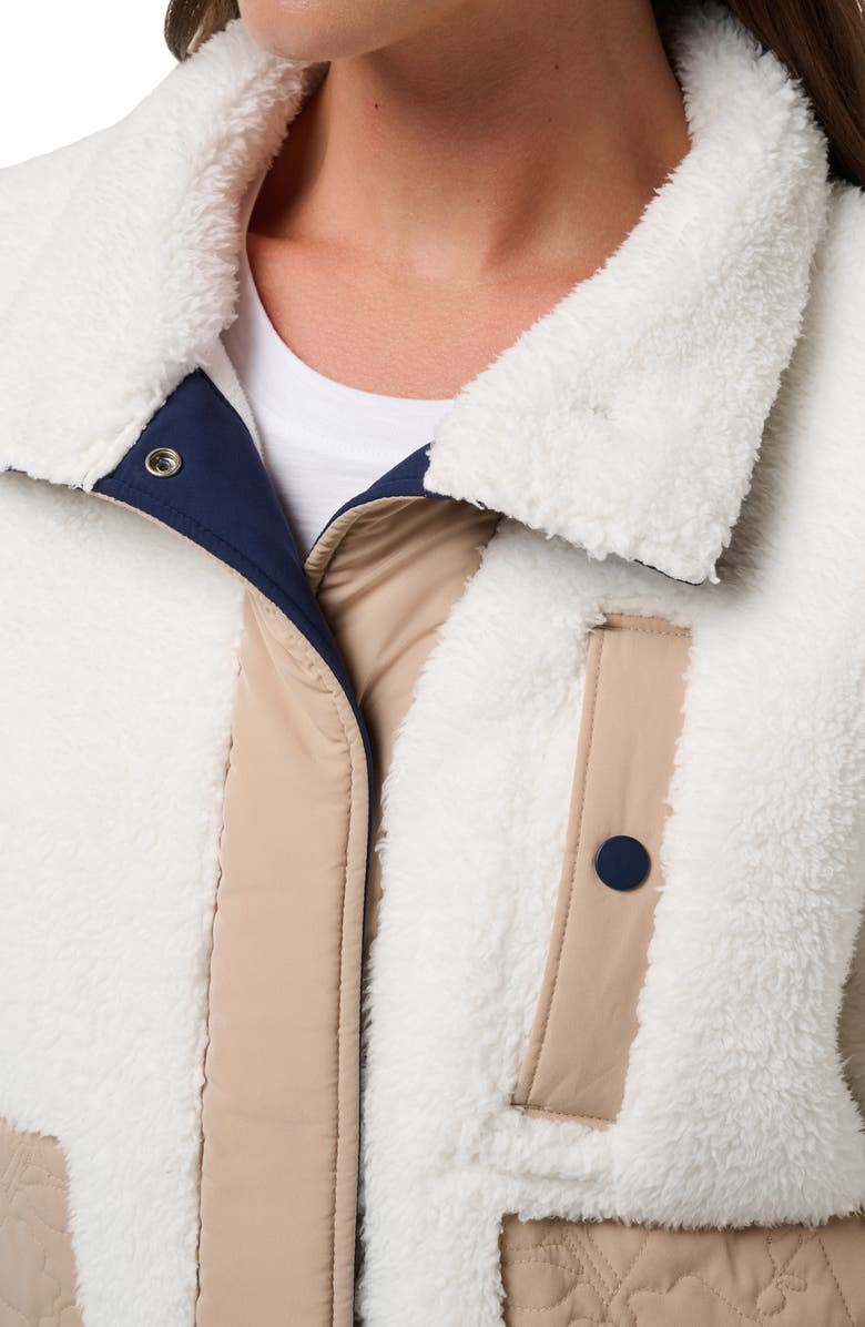 TravisMathew Artful Fleece Jacket, Alternate, color, Snow White