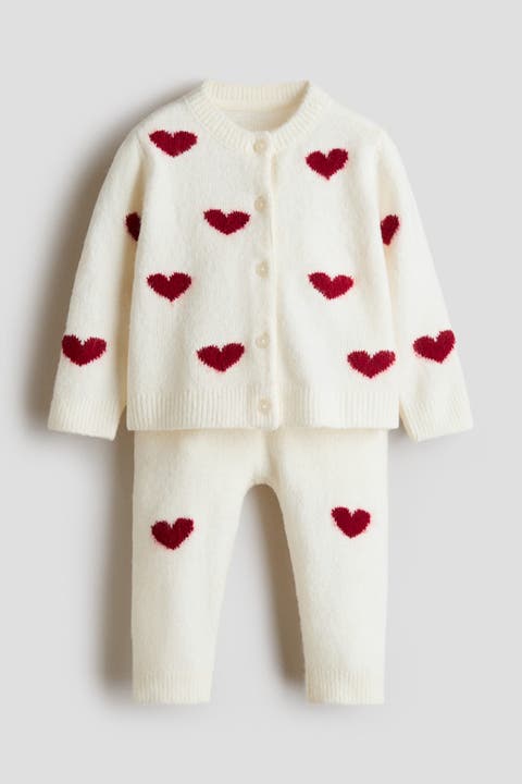 2-piece Jacquard-knit Set