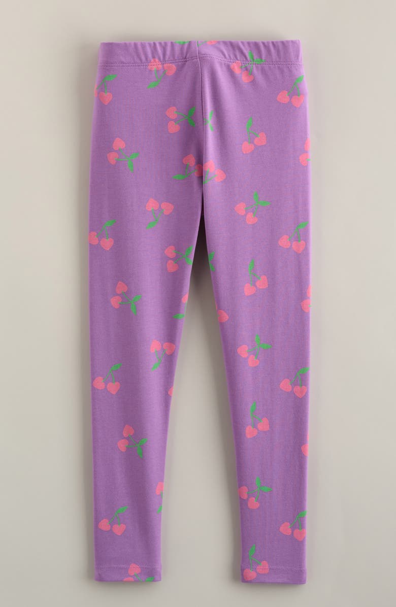 Tucker + Tate Kids' Core Leggings, Alternate, color, Purple Foxglove Cherry Hearts