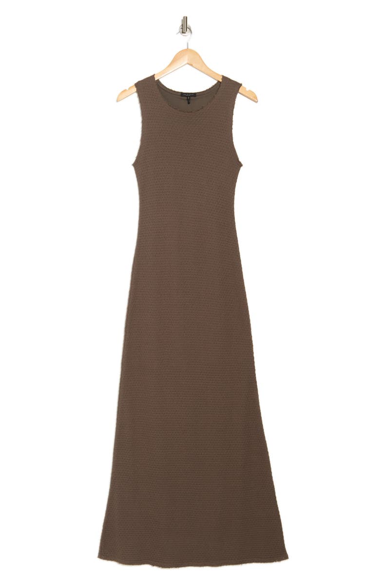 rag & bone Carine Texture Knit Maxi Dress, Alternate, color, Dark Brown