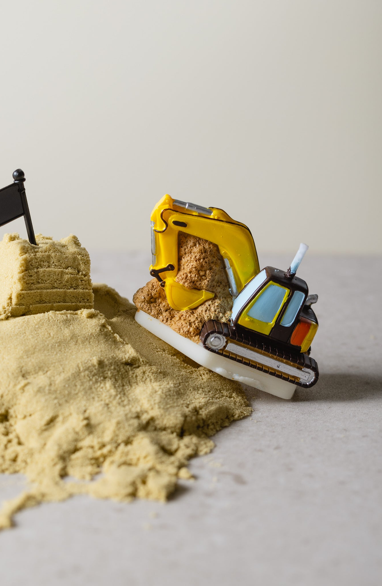 Southlake gifts Toy Tractor Candle, Alternate, color, Yellow / Brown / Orange