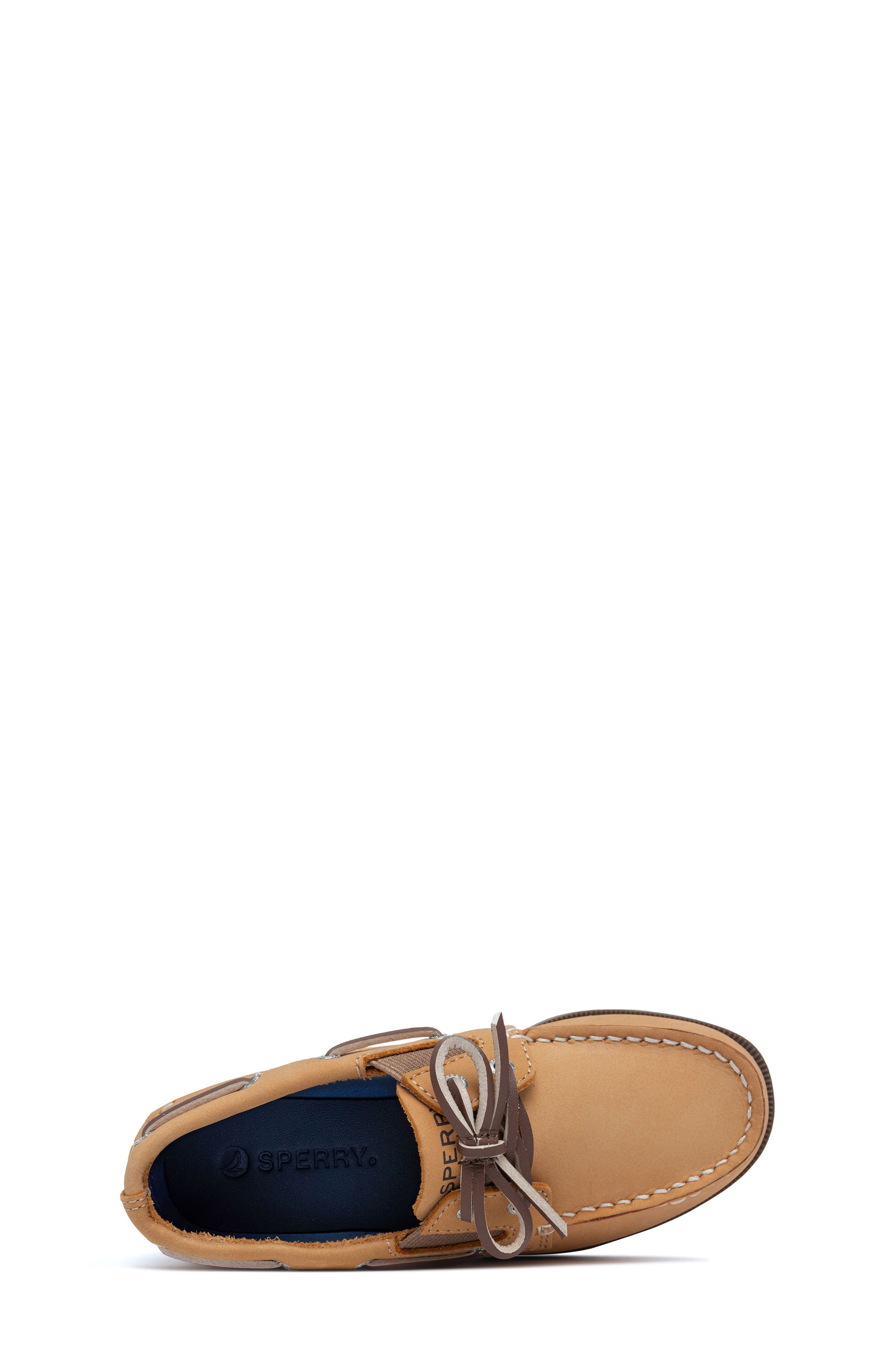 ZZDNU SPERRY TOP-SIDER<sup>®</sup> Kids' Authentic Original<sup>™</sup> 2-Eye Boat Shoe, Alternate, color, Sahara/ Brown