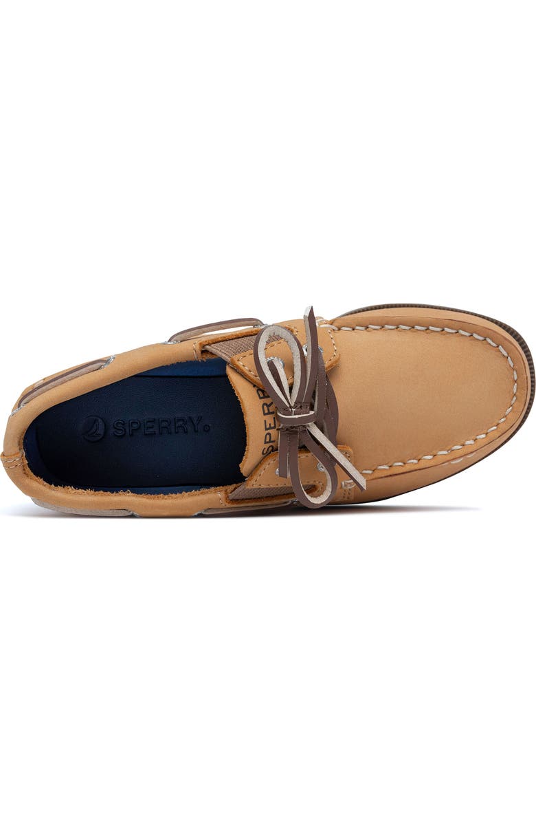 ZZDNU SPERRY TOP-SIDER<sup>®</sup> Kids' Authentic Original<sup>™</sup> 2-Eye Boat Shoe, Alternate, color, Sahara/ Brown