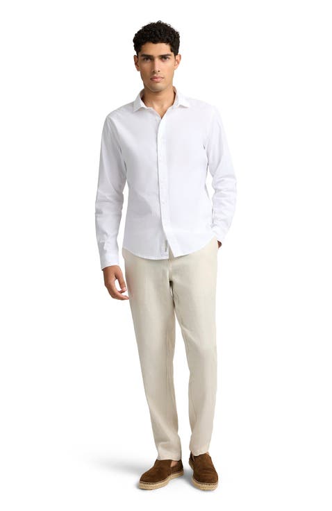Poplin Long Sleeve Button Down Shirt