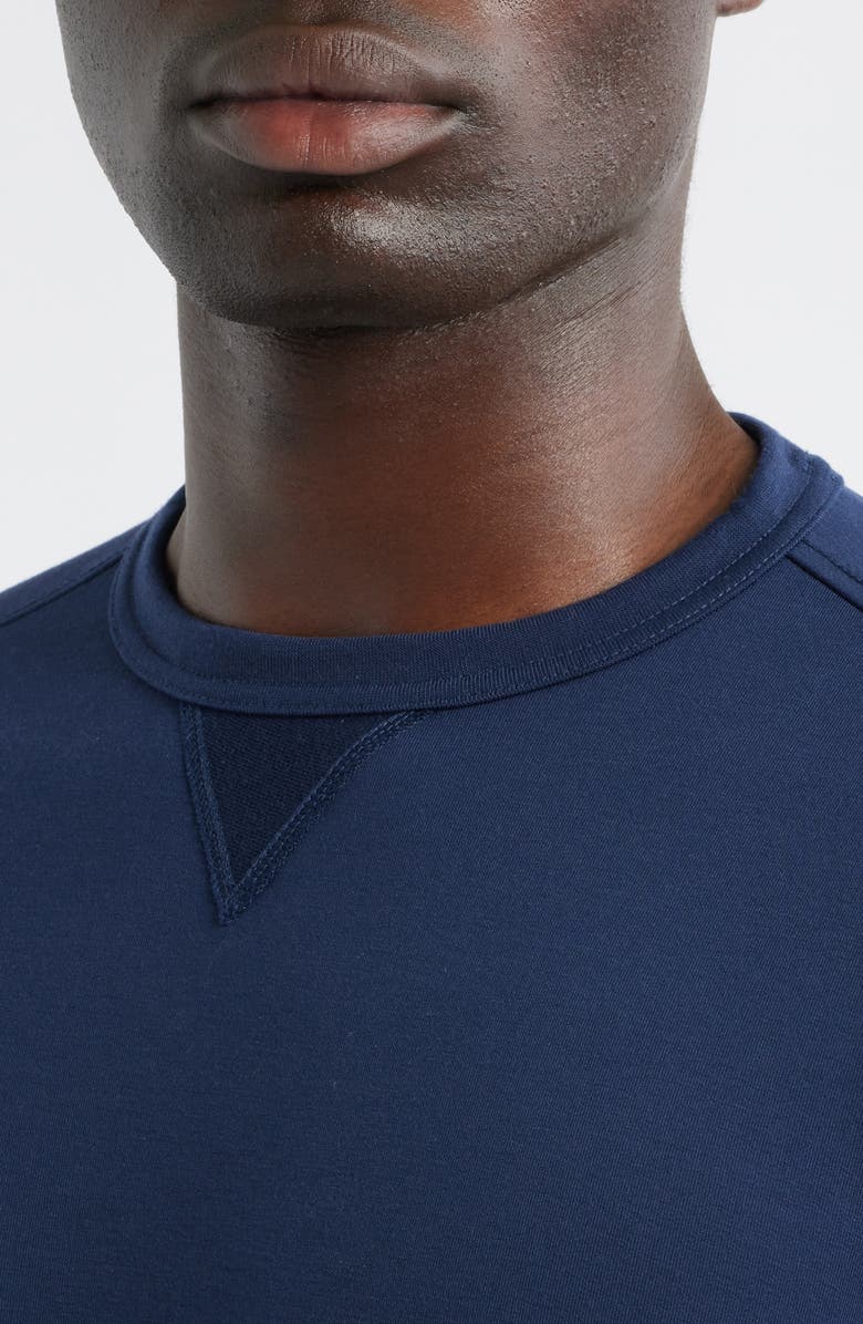 johnnie-O Willard Crewneck Sweatshirt, Alternate, color, Navy