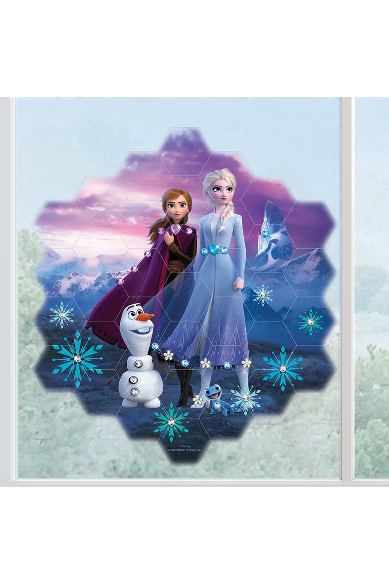 Frozen Piece Window Art Mosaic Clings, Alternate, color, Multicolored